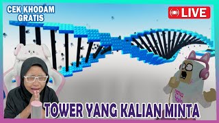 EEK TOWER amp PRANK TOWER YG NGESELIN  MABAR ROBLOX INDONESIA [upl. by Namajneb]