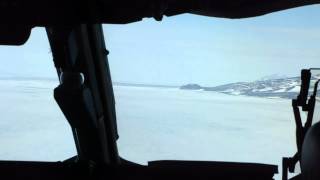 Landing in Antarctica via C17MP4 [upl. by Devondra]