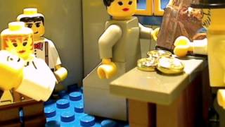 Girl in Hyacinth Blue  Lego Animation [upl. by Ahseinod]