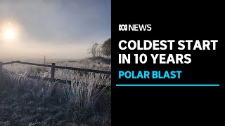 Parts of Australia record coldest start to winter in decade more chilly weather forecast  ABC News [upl. by Leizo]