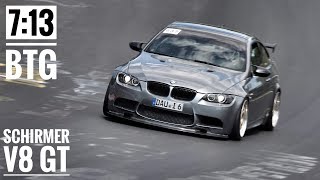 SCHIRMER BMW E92 M3  713 BTG  Nürburgring Nordschleife TF  Alex Hardt [upl. by Nomzed]