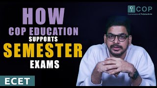 HOW COP EDUCATION SUPPORTS SEMESTER EXAMS TS ECETAP ECET [upl. by Rollo]