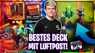 🎈💪BESTES KÖNIGLICHE LUFTPOST DECK WIE STARK IST DIE NEUE KARTE WIRKLICH Clash Royale Deutsch [upl. by Dahlstrom]