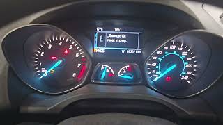 20162022 Ford Escape Oil Change Light Reset Service Reminder Reset Turn Off [upl. by Neerom]