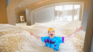 I FILLED MY ISLAND HOUSE WITH PACKING PEANUTS [upl. by Anonyw25]