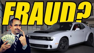 DODGE DEALER GM COMMITS FRAUD TO SELL DEMON 17O THIS IS CRAZY [upl. by Ardaid]