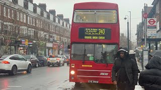 Golders Green Running Day GYE394W M394 on Route 240 at Golders Green 10324 [upl. by Eliath]