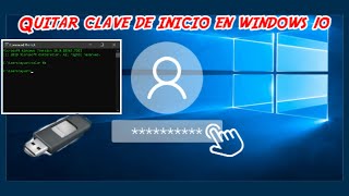 Quitar Clave en Windows 10 con USB  Quitar Password en Windows 10 con USB  Clave Windows 10 [upl. by Georgeta]