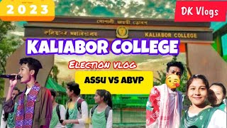 Kaliabor college election vlogsAssu group ampABVPupload let hol 🙏 [upl. by Akehsal]