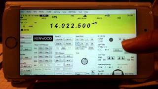 Remote controlling a TS590SG from an iPhone 6 [upl. by Tenahs]