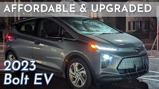 2023 Chevrolet Bolt EV 1LT Trim Affordable Electric Car Review [upl. by Frederich992]