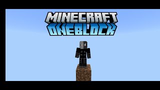 Minecraft one block the beginning 1 [upl. by Nahgrom]