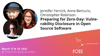 FOSSBack – Preparing for ZeroDay Vulnerability Disclosure in Open Source Software [upl. by Ennelram593]