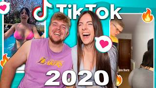 REACCIÓN A NUESTROS PRIMEROS TIKTOKS EN PAREJA 😱 VERGÜENZA [upl. by Mitzie48]