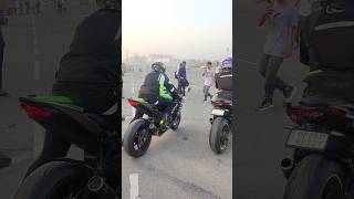 Kawasaki Zx10r amp Ninja 1000SX on ride together youtubeshorts kawasakininja1000sx zx10r bike rid [upl. by Conover]