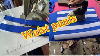 Waist pants sewing design [upl. by Leidba728]