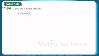 HKDSE Sample Maths Core Paper 1 Q11 Partial Variation 部分變 [upl. by Lledra]