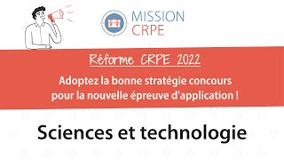 CRPE2022 Sujet Zéro  Découvrez la nouvelle épreuve dapplication en Science et technologie 🔍 [upl. by Anedal]