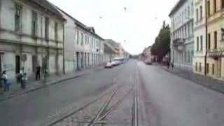 Vintage tram in Szeged  Straßenbahn [upl. by Aire]