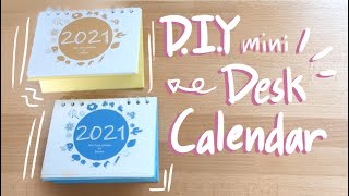 DIY Desk Calendar  3 methods  Printable Pattern 2025 updated [upl. by Damiani872]