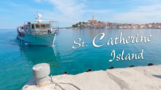 Exploring St Catherine Island  Rovinj 🏝️ [upl. by Mannes]