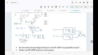 ELE 201  Devre Analizi 1 Konu 5c OPAMP Devre Tasarımı Blok Şeması 24102022 [upl. by Lenzi]