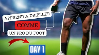 Comment dribbler comme un pro Day1 préparons nous pour la prochaine saison de foot à tous niveaux [upl. by Oeniri]