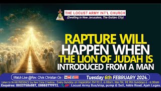 Rev Chris Christian  RAPTURE WILL HAPPEN WHEN THE LION OF JUDAH IS INTRODUCED FROM A MAN [upl. by Fanya]