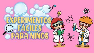 EXPERIMENTOS para NIÑOS PEQUEÑOS [upl. by Vipul694]