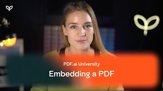 Embedding a PDF with AI chatbot [upl. by Rakia]