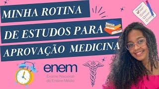 ✅6x Aprovada em MEDICINA A Minha Rotina de Estudos [upl. by Schwerin]