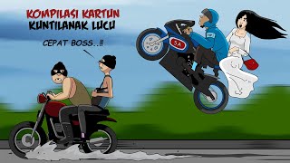 Kompilasi Kartun Hantu Lucu Kuntilanak  Horor Lucu [upl. by Naehs]