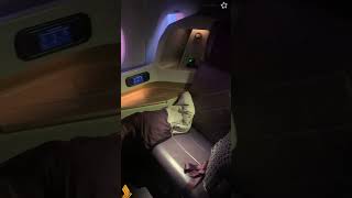 Singapore Airlines A350 Business Class Bassinet Seat シンガポール航空 ビジネスクラス [upl. by Amara481]