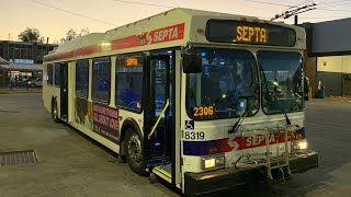 SEPTA 2009 Newflyer DE40LF on route R FULL RIDE [upl. by Roosnam]