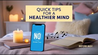 Quick Tips for a Healthier Mind Before Bed Sleep Better Tonight shortvideo [upl. by Kassel713]