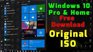 How To Download Windows 10 Pro amp Home FREE ORIGINAL Windows 10 [upl. by Melonie]