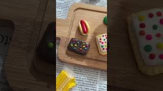 let’s make food clay magnets  DIY [upl. by Asiek188]