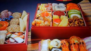 Japanese Xmas and New Year habits Xmas cake KFC osechi ryori and nengajo [upl. by Nahsab]