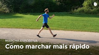 Como marchar mais rápido  Marcha Esportiva [upl. by Ebbie]