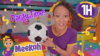 Meekah and The Bouncy Ball Party Play Adventure  1 HOUR OF MEEKAH  Educational Videos for Kids [upl. by Remat]