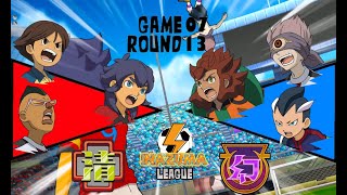 Inazuma League  G07 R13  Kidokawa Seishuu VS Genei Gakuen  Inazuma Eleven Go Strikers 2013 [upl. by Preuss6]