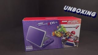 Nintendo quotNewquot 2DS XL PurpleSilver Unboxing [upl. by Ydniahs]