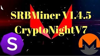 RX Vega How to mine with SRBMiner V145 CryptoNightV7 [upl. by Gnet135]