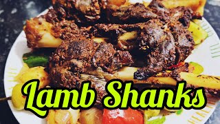 Spicy Lamb Shanks  Roasted Lamb Shanks  Mutton Shanks Recipe  How To  familycookerofficail99 [upl. by Acinorev]