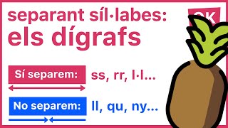 La separació de síl·labes els dígrafs i altres casos problemàtics  OK CATALÀ  4K [upl. by Ahsatak623]