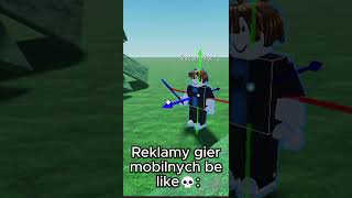 Reklamy gier mobilnych😂😂 roblox foryou funny memes [upl. by Salisbury698]