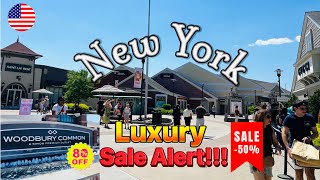 NEW YORK’s PREMIUM OUTLET 4K🇺🇸Woodbury Common Premium Outlet Walking Tour May 24 2024 [upl. by Jadwiga]