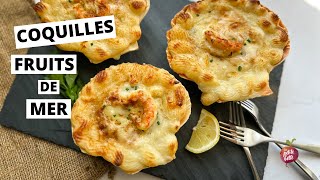 COQUILLES FRUITS DE MER 🦐 Coquille SaintJacques recette maison [upl. by Amato]