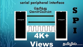 SPI Serial Peripheral Interface protocol Tutorial  In Tamil [upl. by Lewse122]