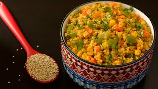 HEALTHY QUINOA TAWA PULAO RECIPE FOR WEIGHT LOSS  HOW TO MAKE EASY QUINOA VEG PULAO  IFTAR IDEA [upl. by Lledal870]